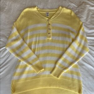 VS PINK Knit Striped Sweater